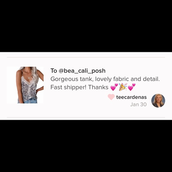 (Last 1) Snake print women’s lace cami top - Picture 5 of 11